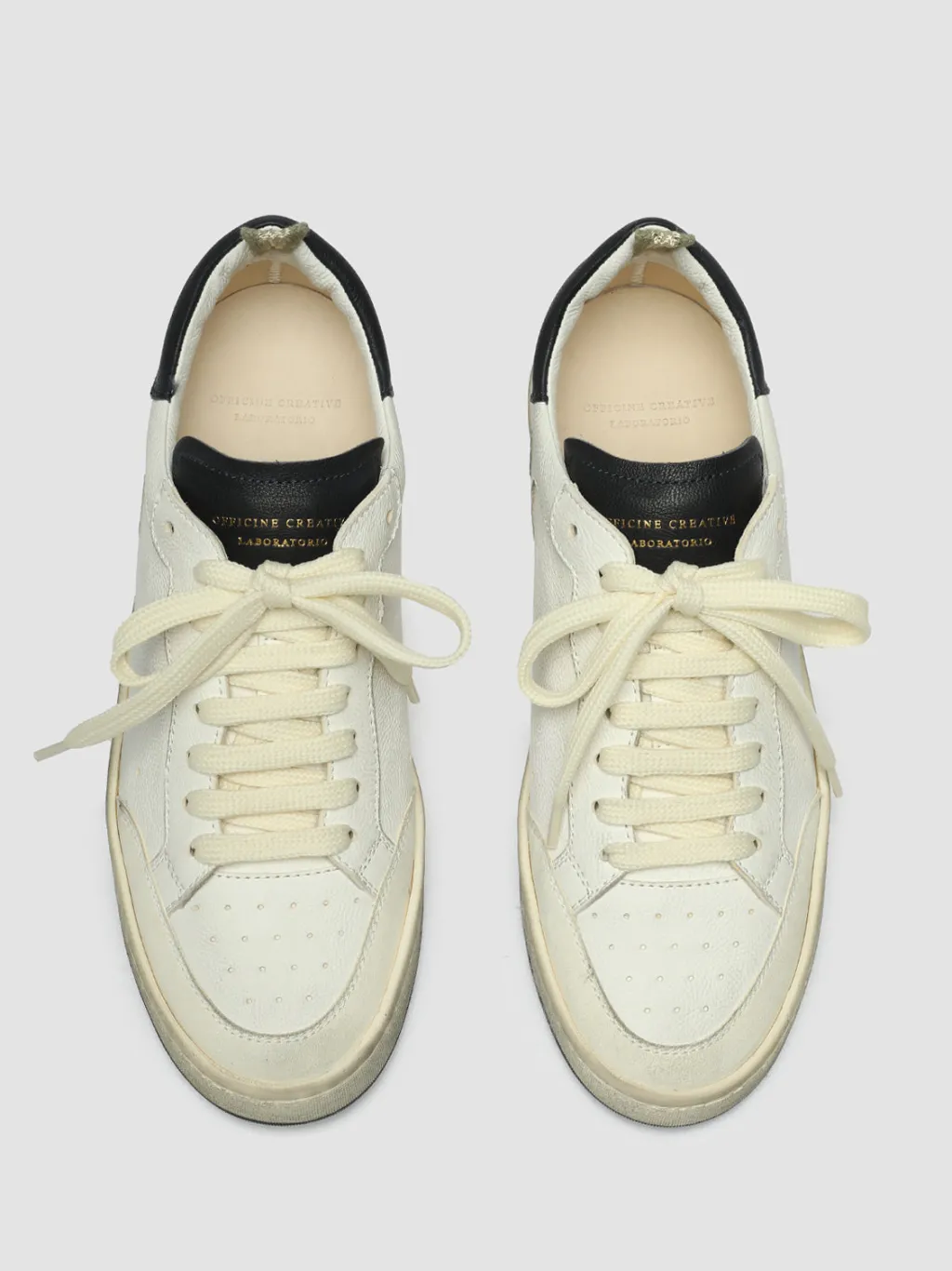 Women Officine Creative MAGIC 101 - White Leather Low Top Sneakers
