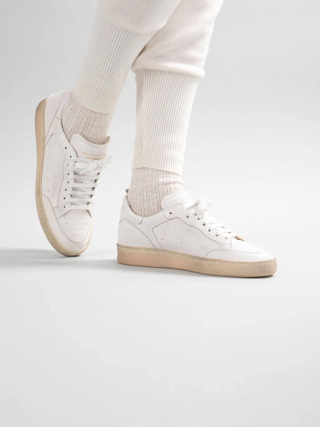 Women Officine Creative MAGIC 101 - White Leather Low Top Sneakers