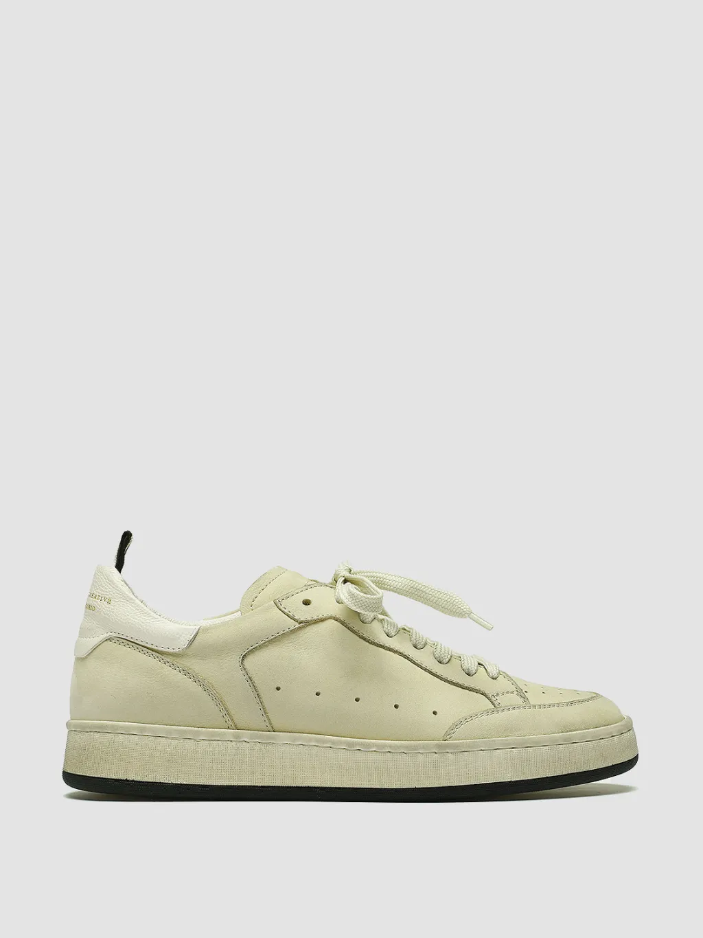 Women Officine Creative MAGIC 102 - White Suede And Leather Low Top Sneakers