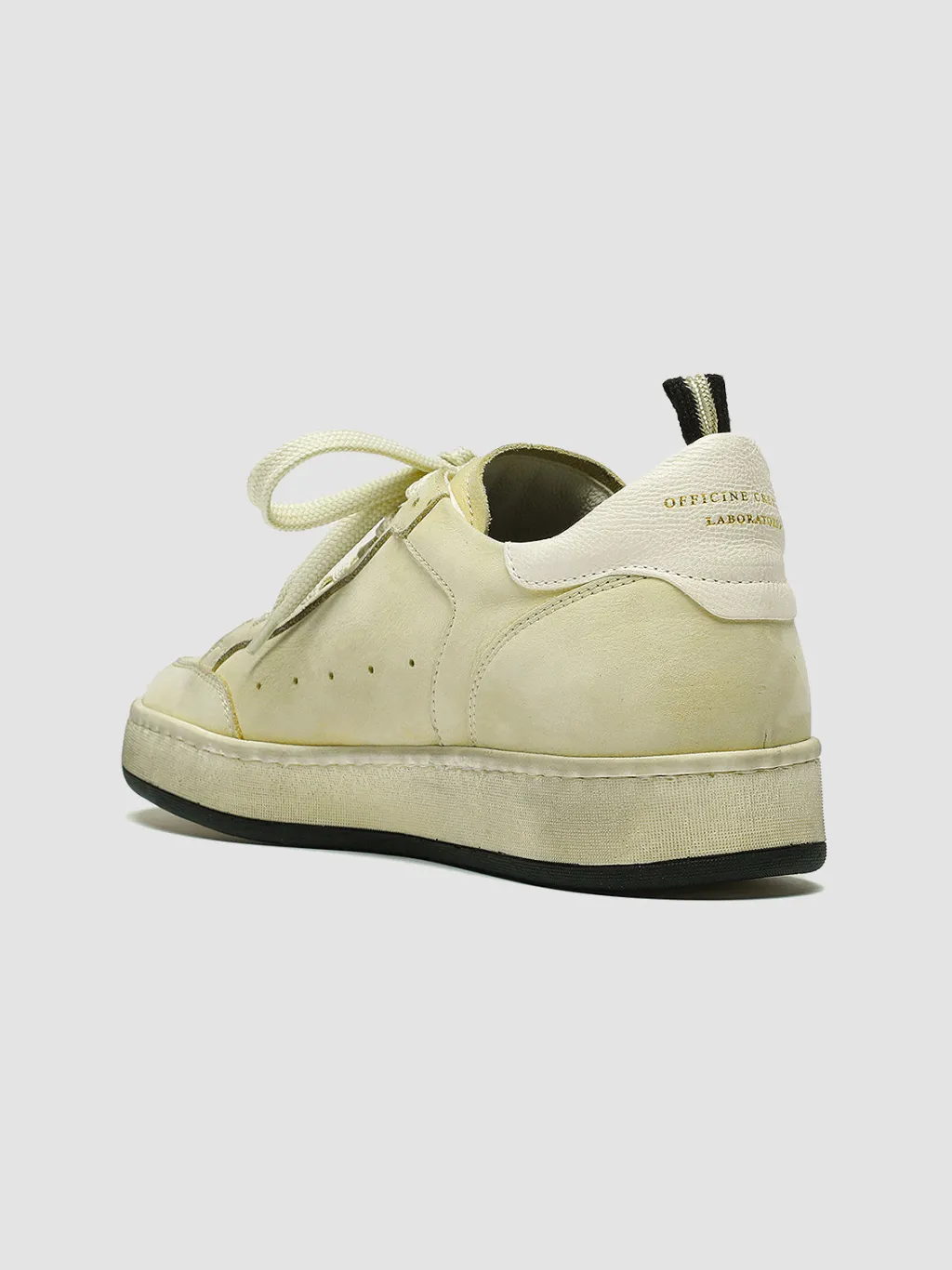 Women Officine Creative MAGIC 102 - White Suede And Leather Low Top Sneakers