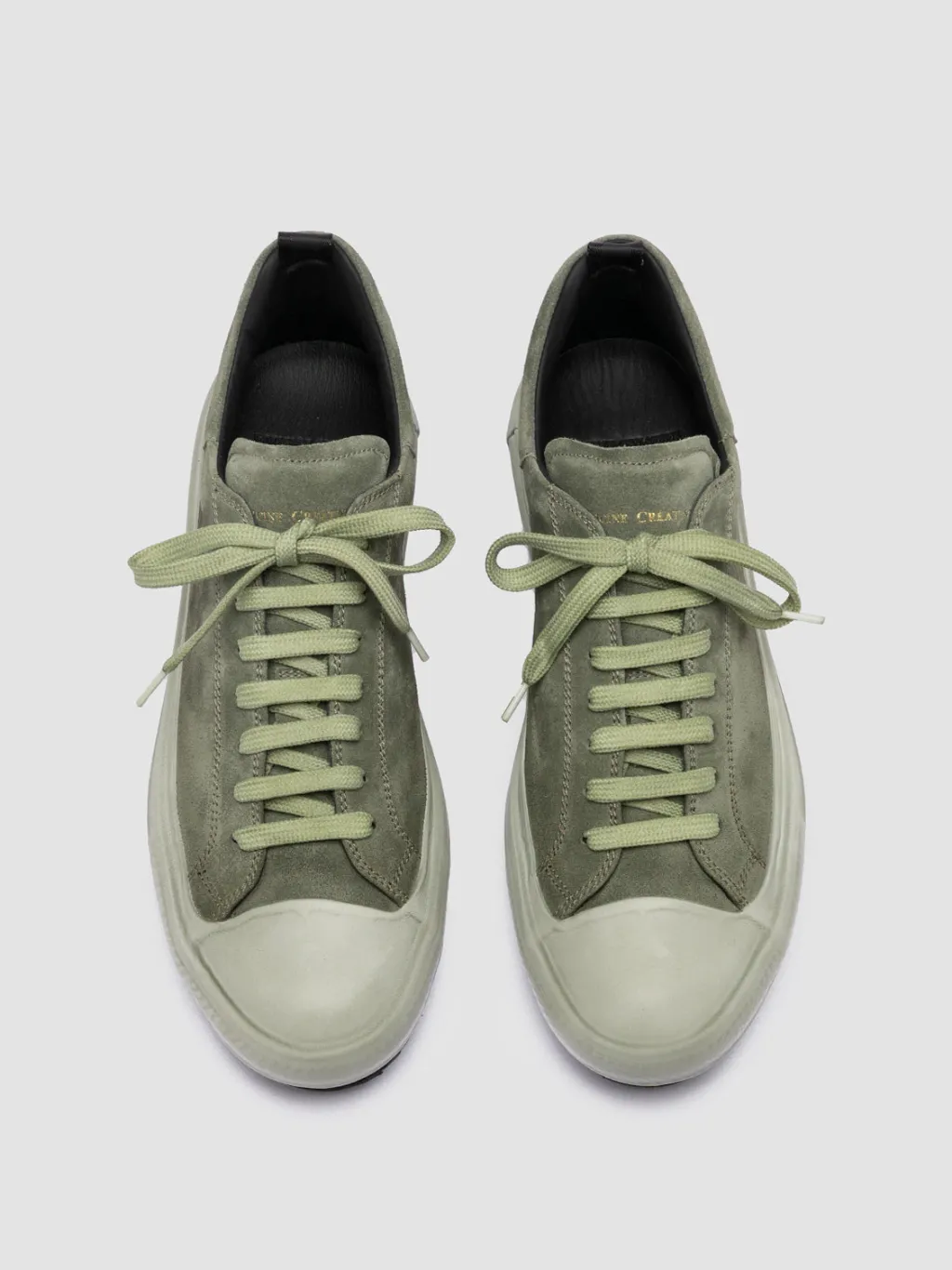 Officine Creative MES 009 - Leather And Suede Low Top Sneakers