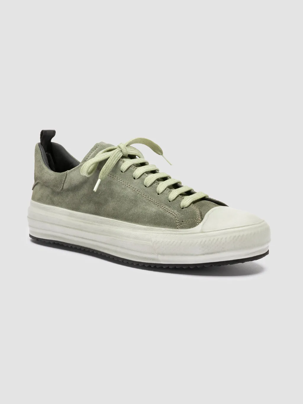 Officine Creative MES 009 - Leather And Suede Low Top Sneakers