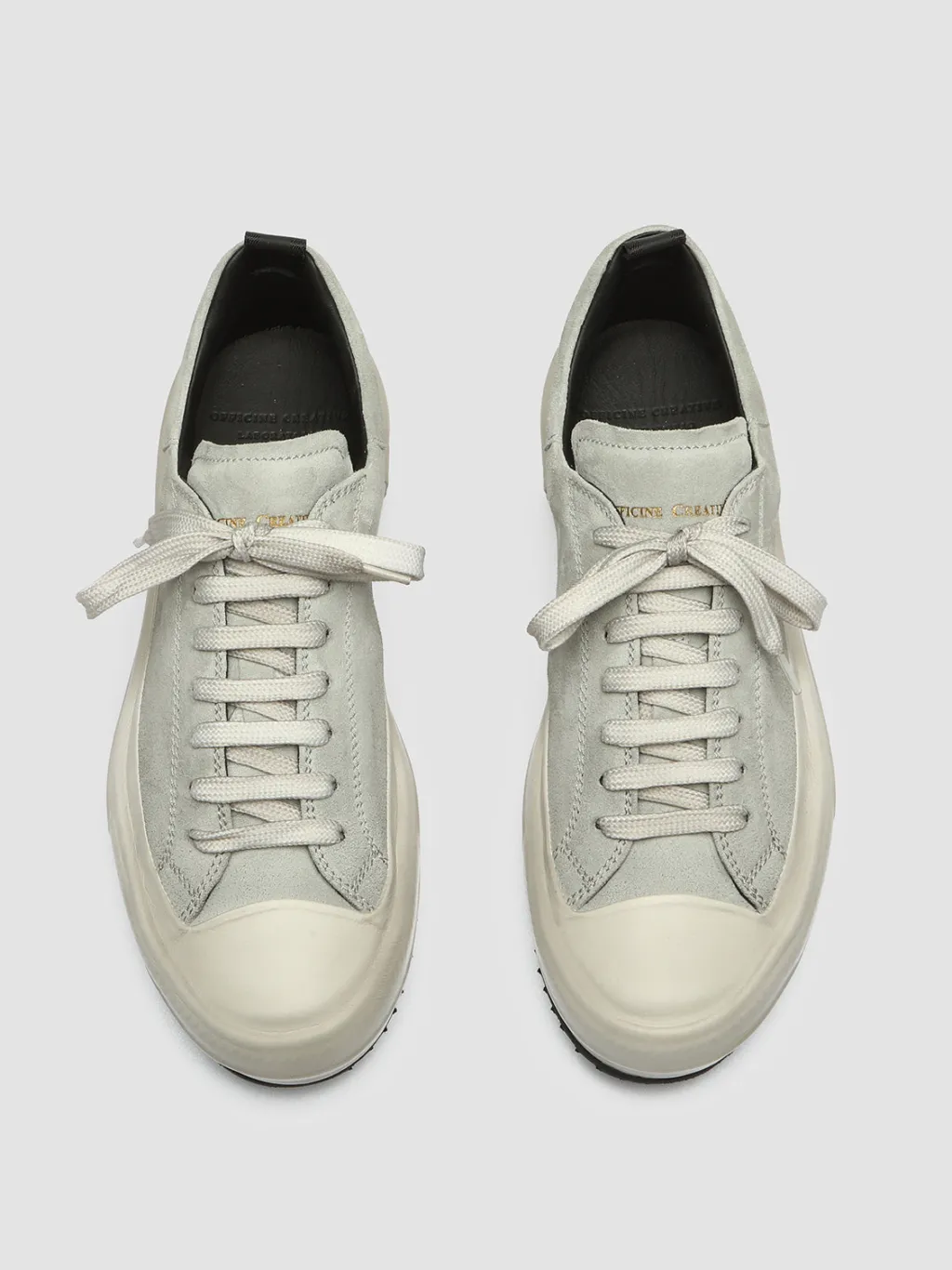 Women Officine Creative MES 105 - Grey Suede Sneakers