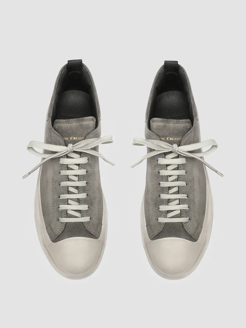 Officine Creative MES 009 - Grey Suede Sneakers