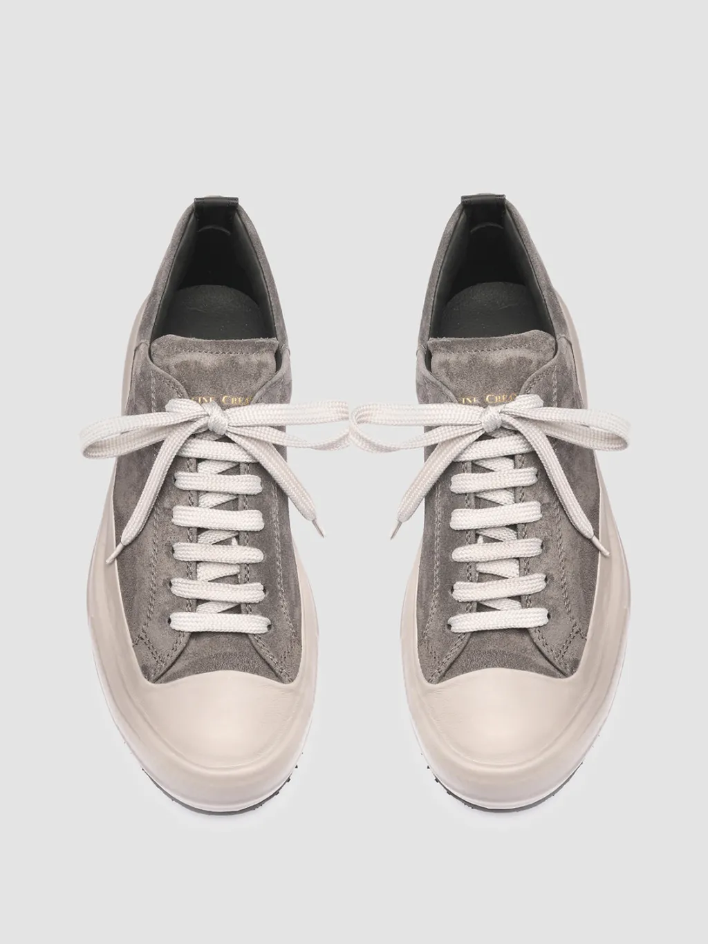 Women Officine Creative MES 105 - Grey Suede Sneakers