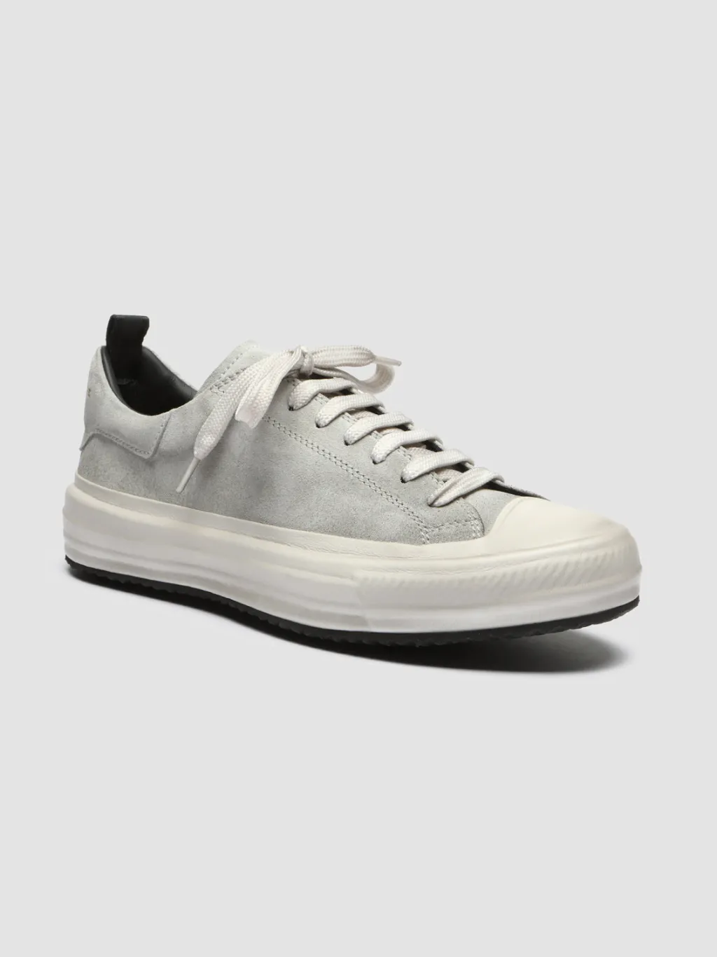 Women Officine Creative MES 105 - Grey Suede Sneakers