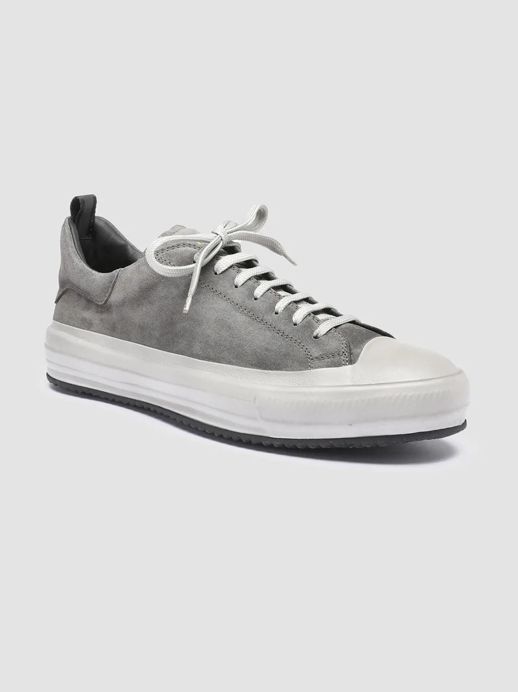 Officine Creative MES 009 - Grey Suede Sneakers