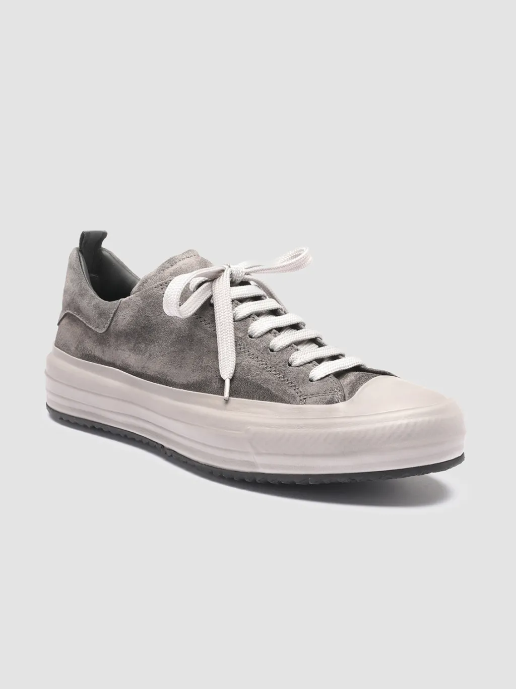 Women Officine Creative MES 105 - Grey Suede Sneakers