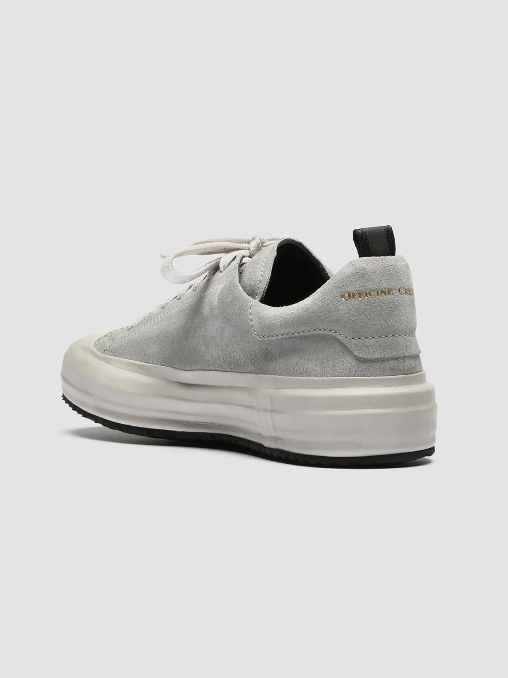 Women Officine Creative MES 105 - Grey Suede Sneakers