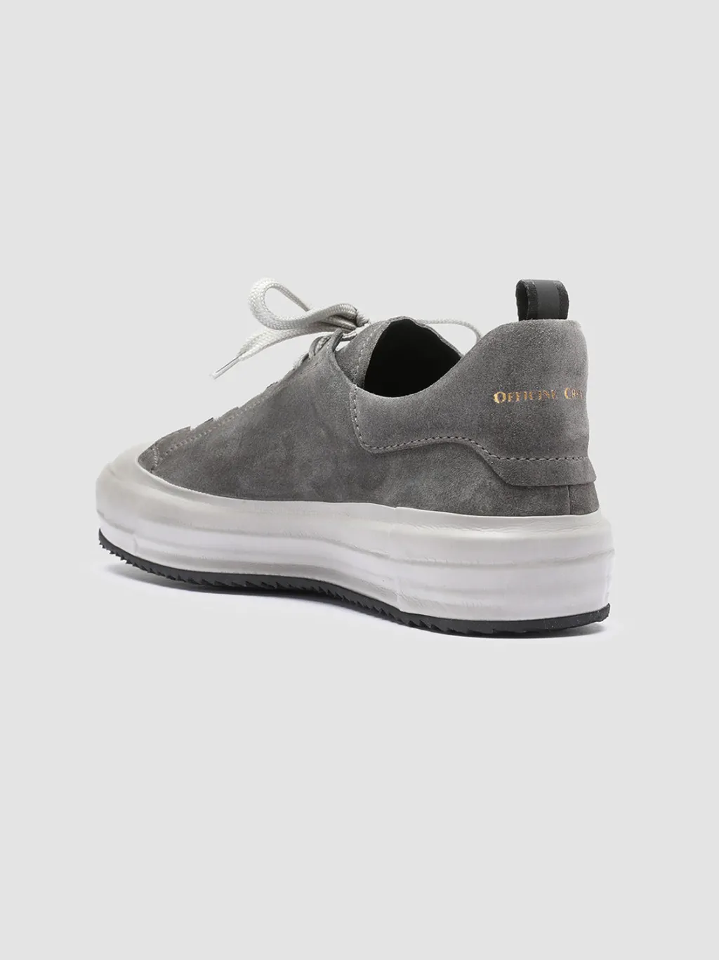 Officine Creative MES 009 - Grey Suede Sneakers