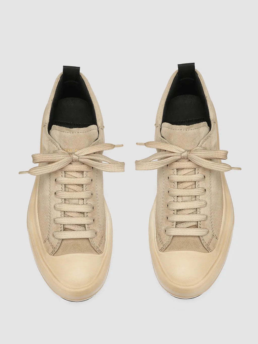 Women Officine Creative MES 105 - Ivory Suede Sneakers