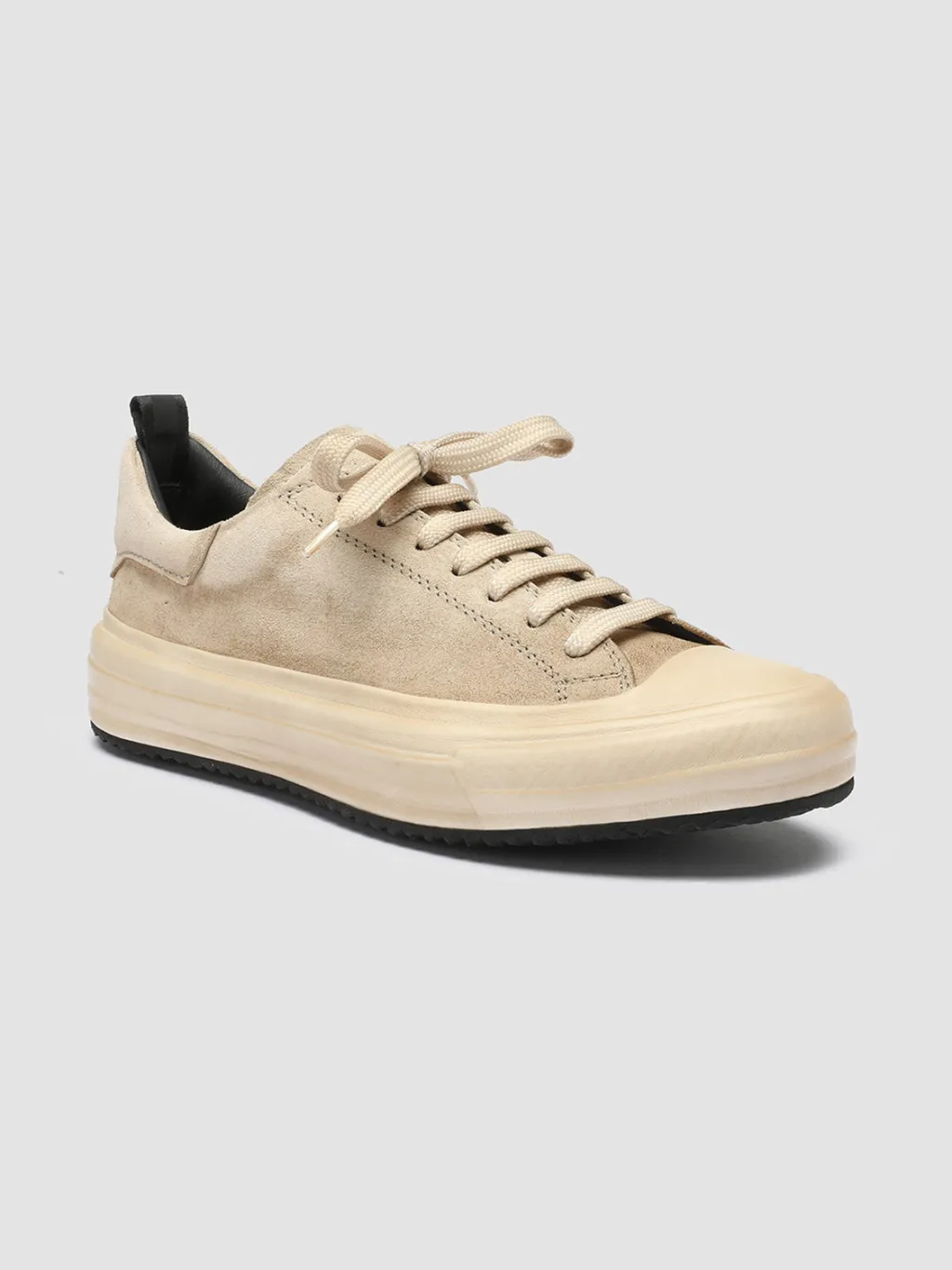 Women Officine Creative MES 105 - Ivory Suede Sneakers