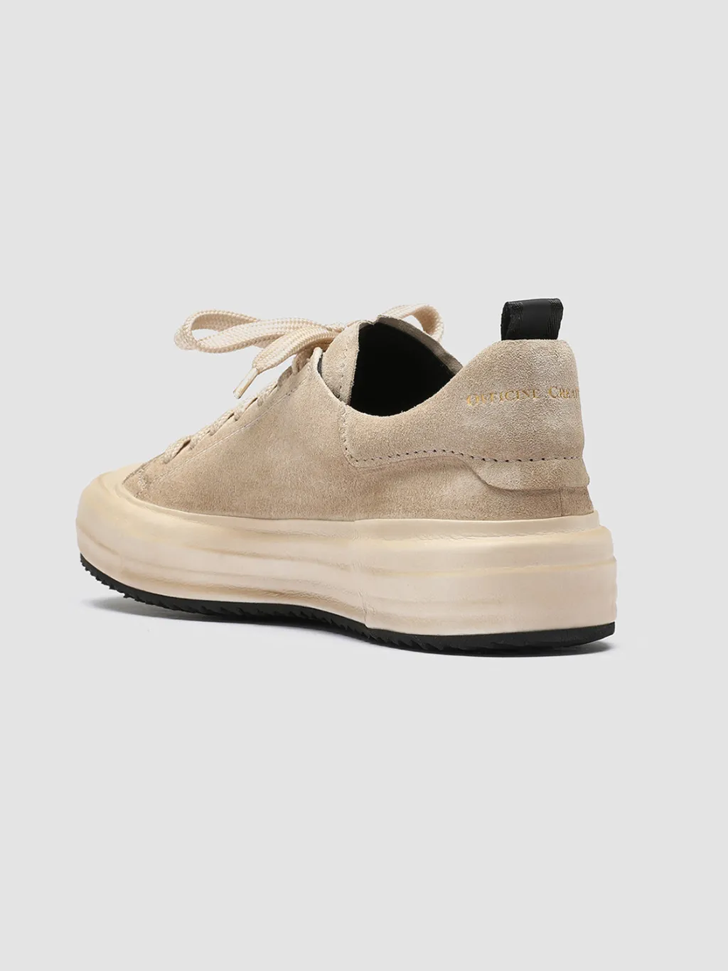 Women Officine Creative MES 105 - Ivory Suede Sneakers