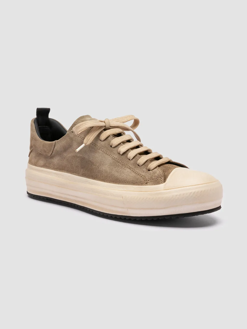 Officine Creative MES 009 - Leather And Suede Low Top Sneakers
