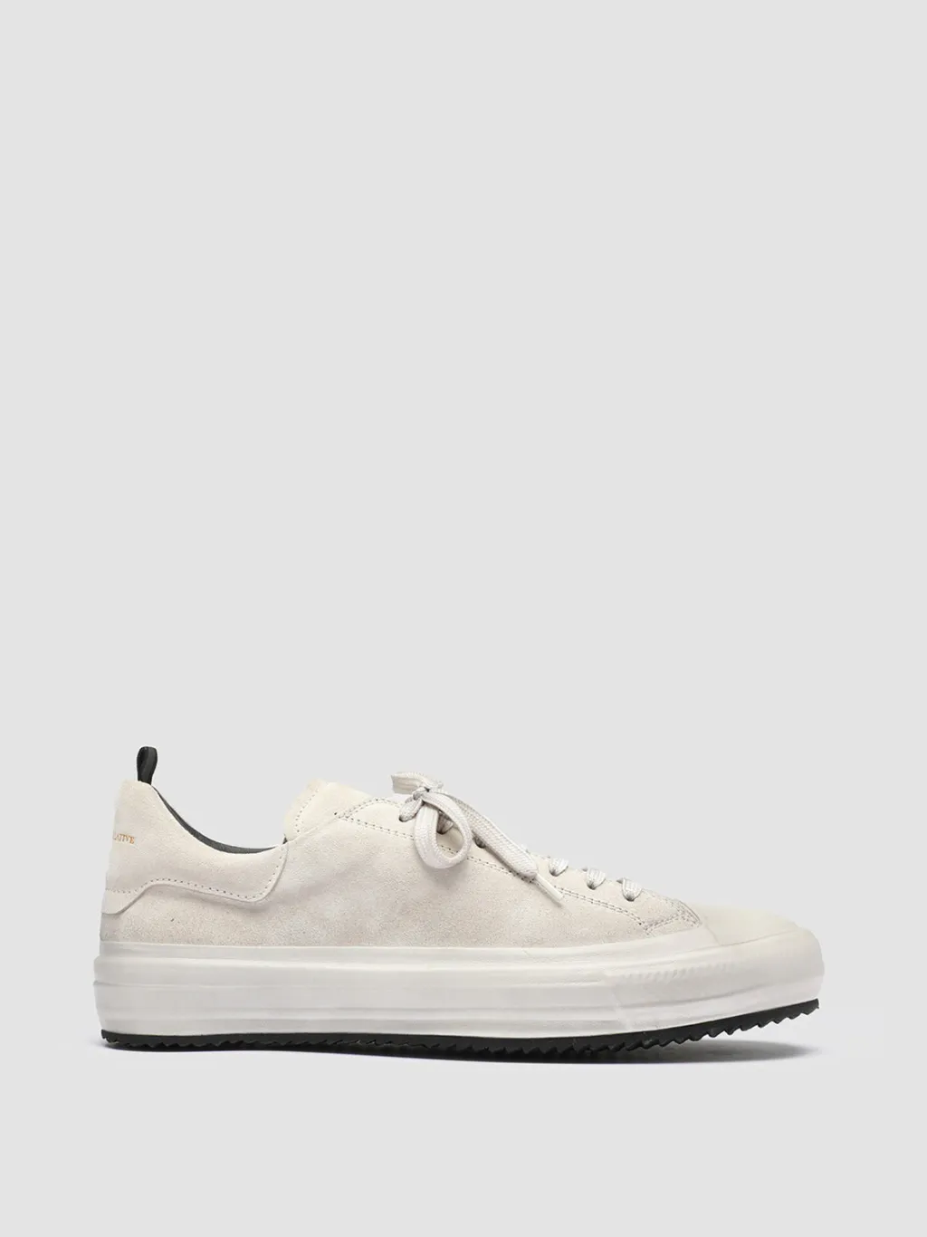 Officine Creative MES 009 - White Suede Sneakers