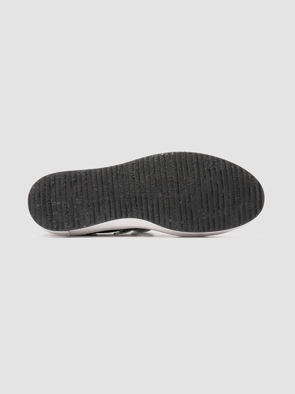 Officine Creative MES DD 001 - Grey Leather Low Top Sneakers