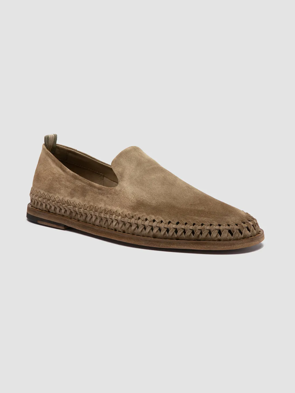 Officine Creative MILES 002 - Brown Suede Loafers