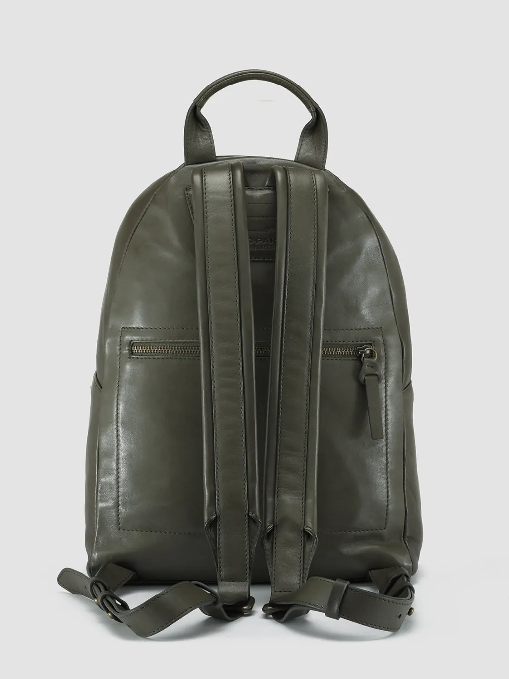 Women Officine Creative MINI PACK - Green Leather Backpack