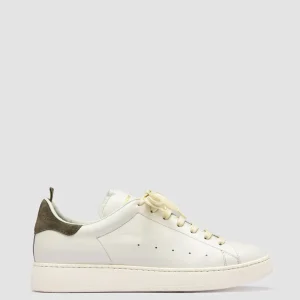 Officine Creative MOWER 002 - White Leather And Suede Low Top Sneakers