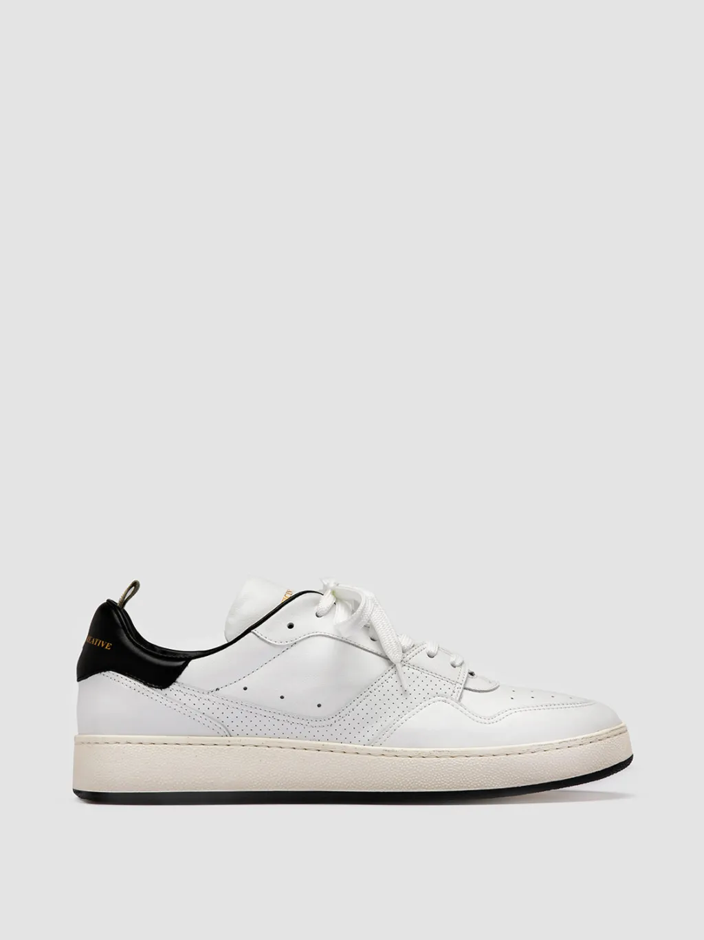 Officine Creative MOWER 016 - White Leather Low Top Sneakers