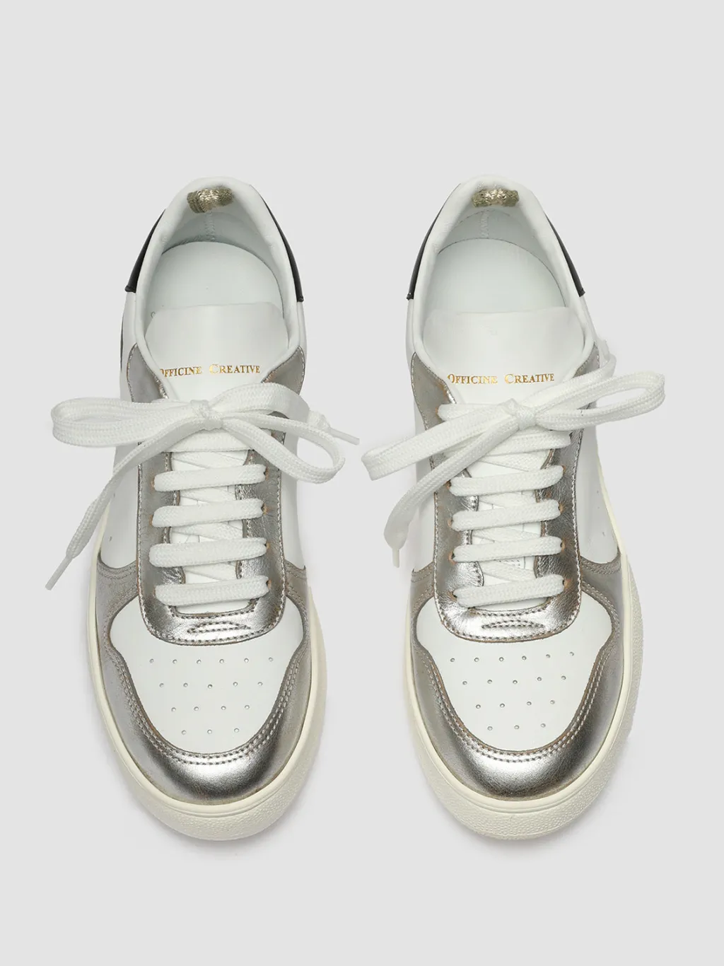 Women Officine Creative MOWER 110 - White Leather Low Top Sneakers
