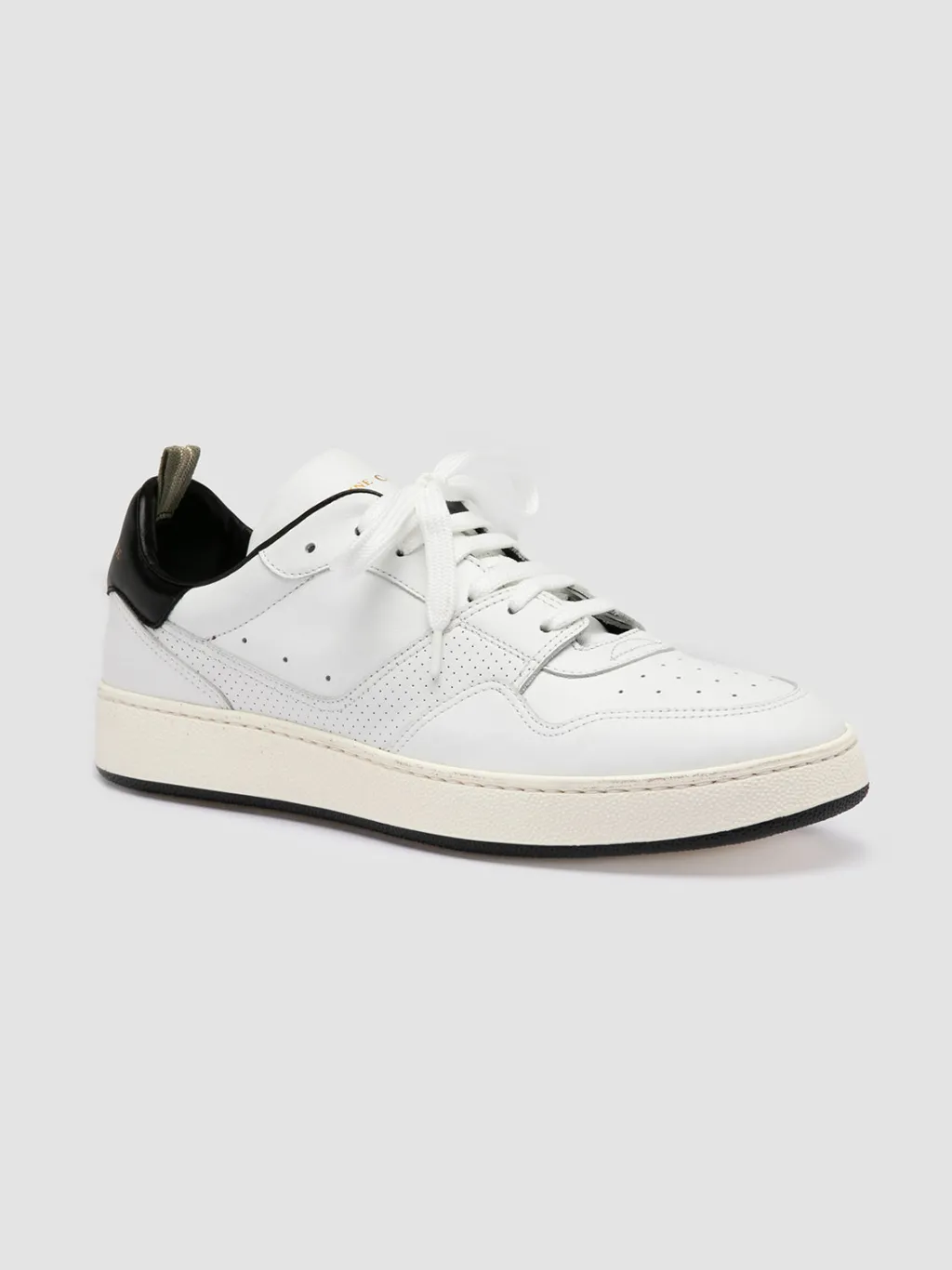 Officine Creative MOWER 016 - White Leather Low Top Sneakers