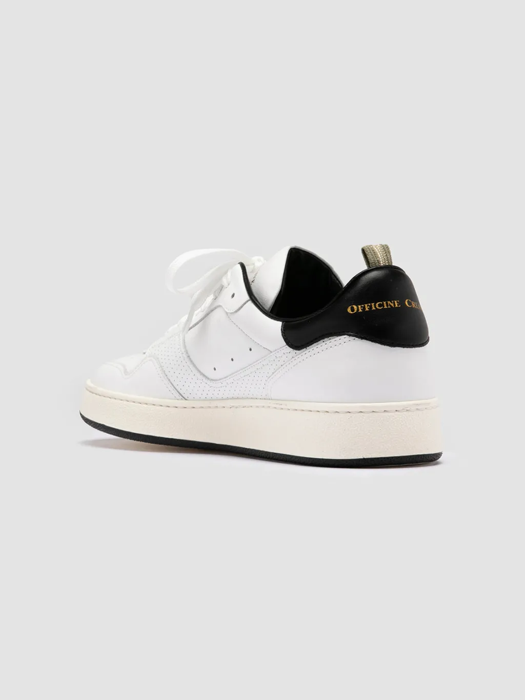 Officine Creative MOWER 016 - White Leather Low Top Sneakers