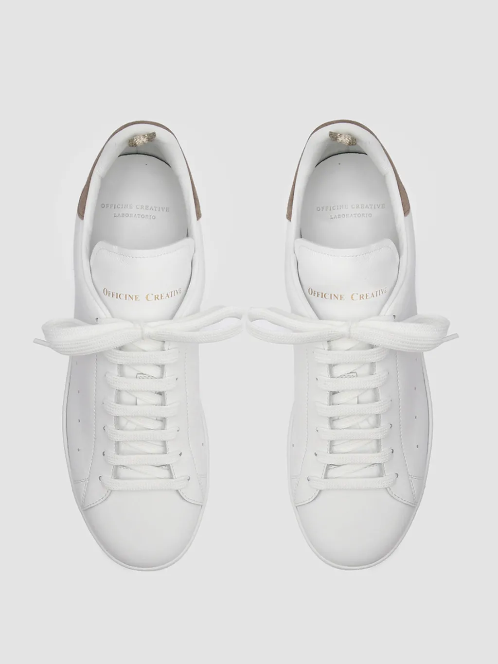 Officine Creative MOWER 002 - White Leather Sneakers