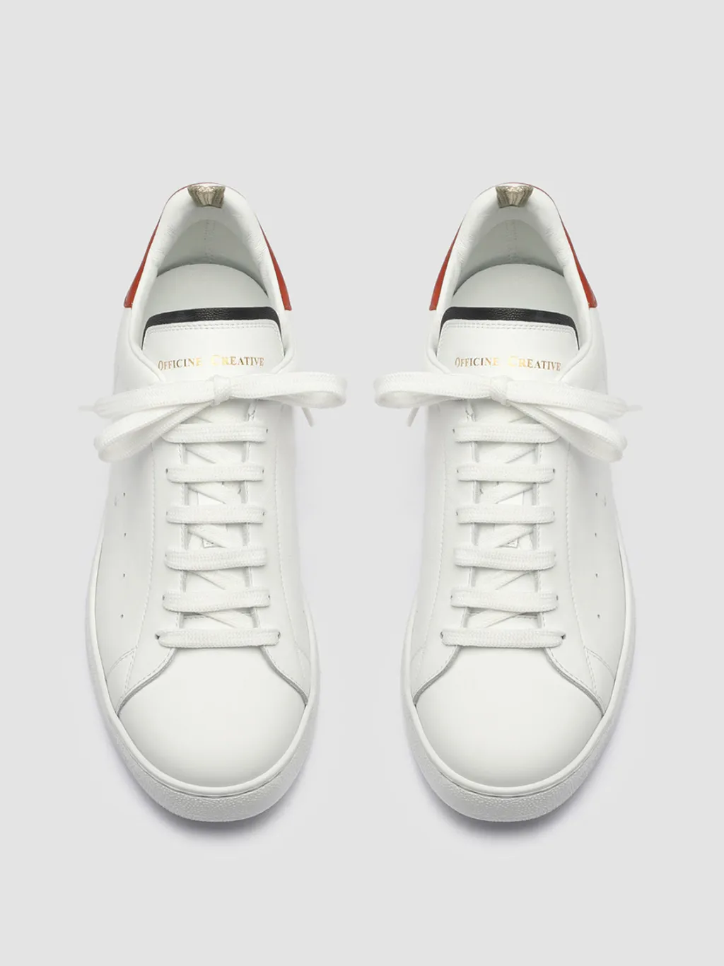 Officine Creative MOWER 005 - White Leather Sneakers
