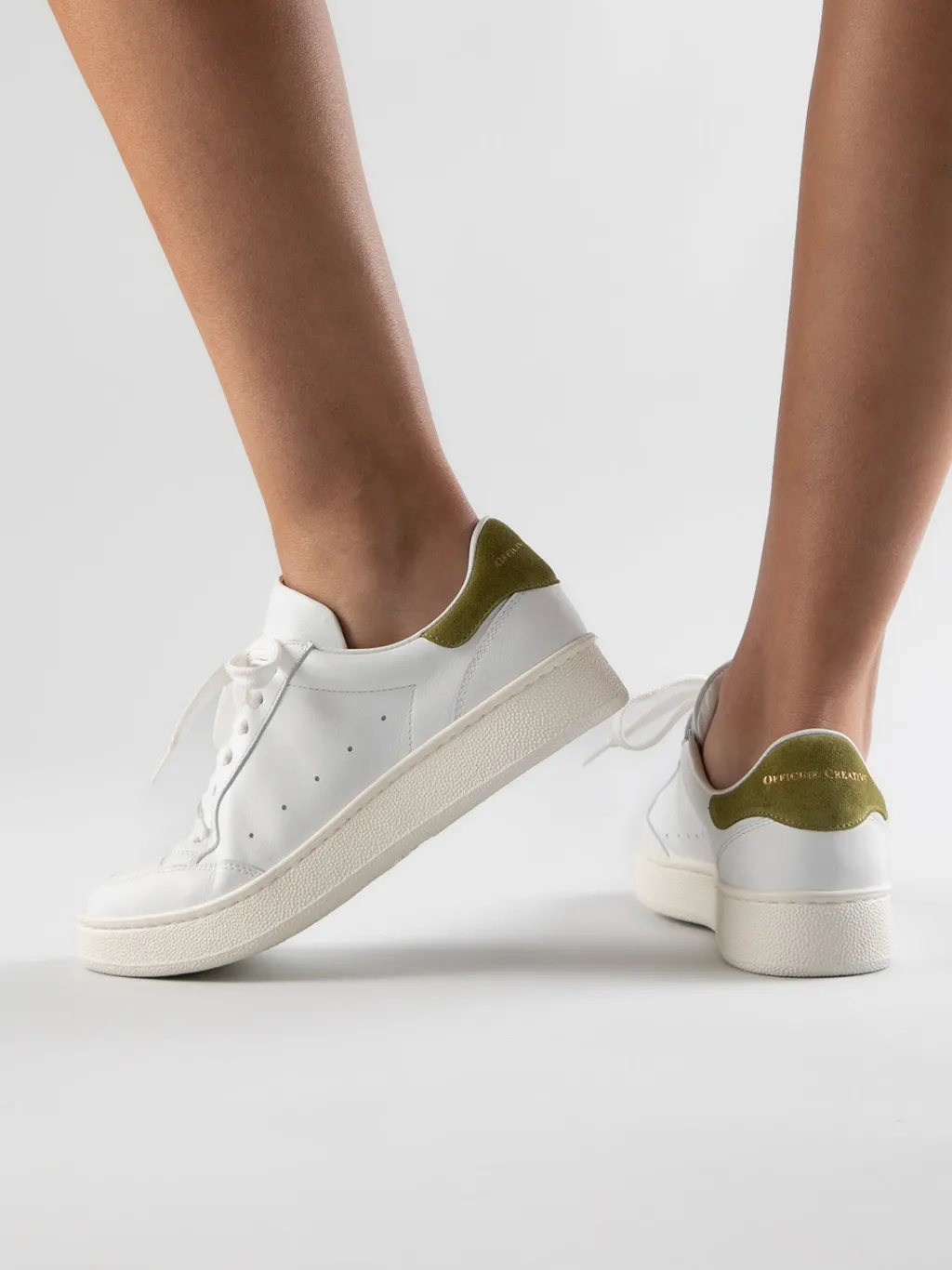 Women Officine Creative MOWER 109 - White Leather Sneakers