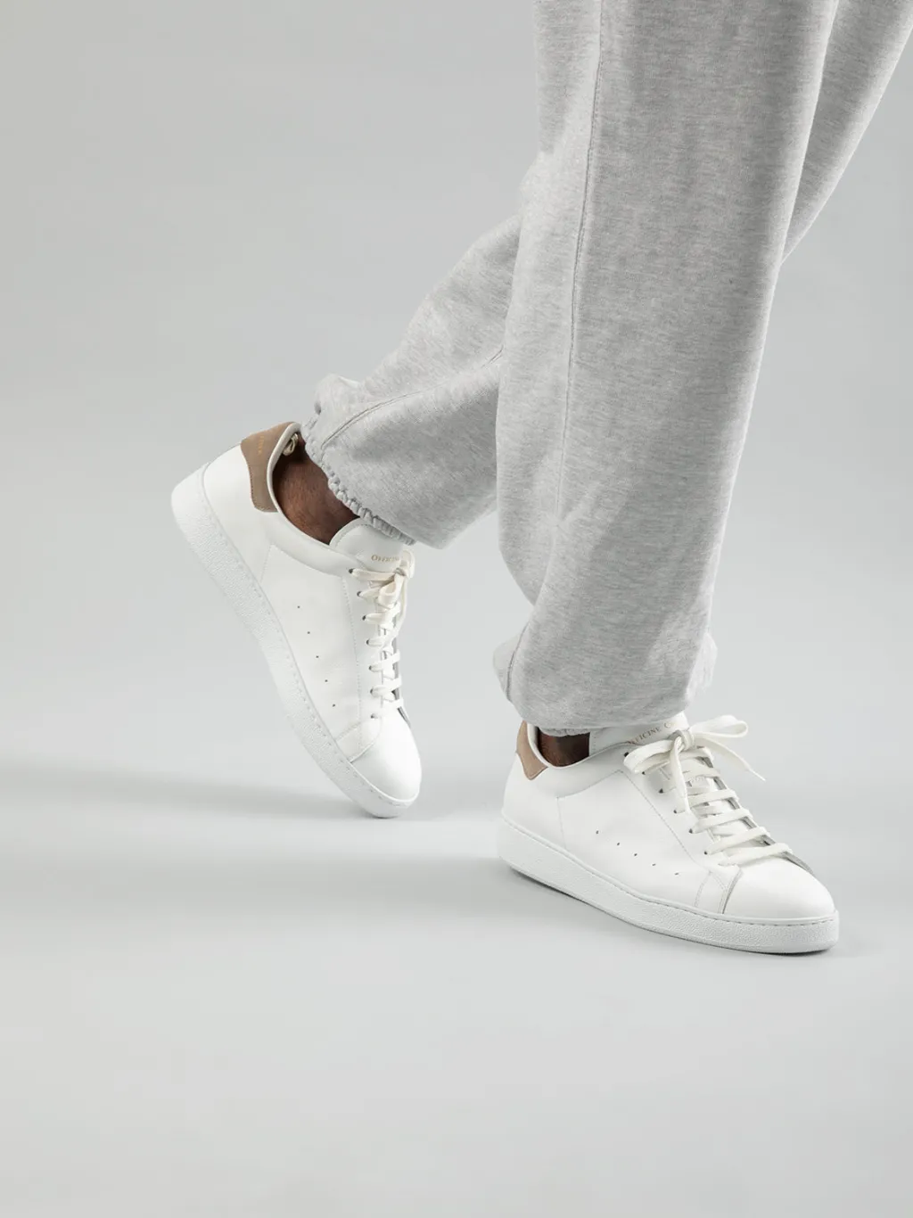 Officine Creative MOWER 002 - White Leather Sneakers