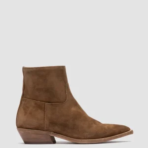 Women Officine Creative NOELIE DD 102 - Brown Suede Zipped Boots