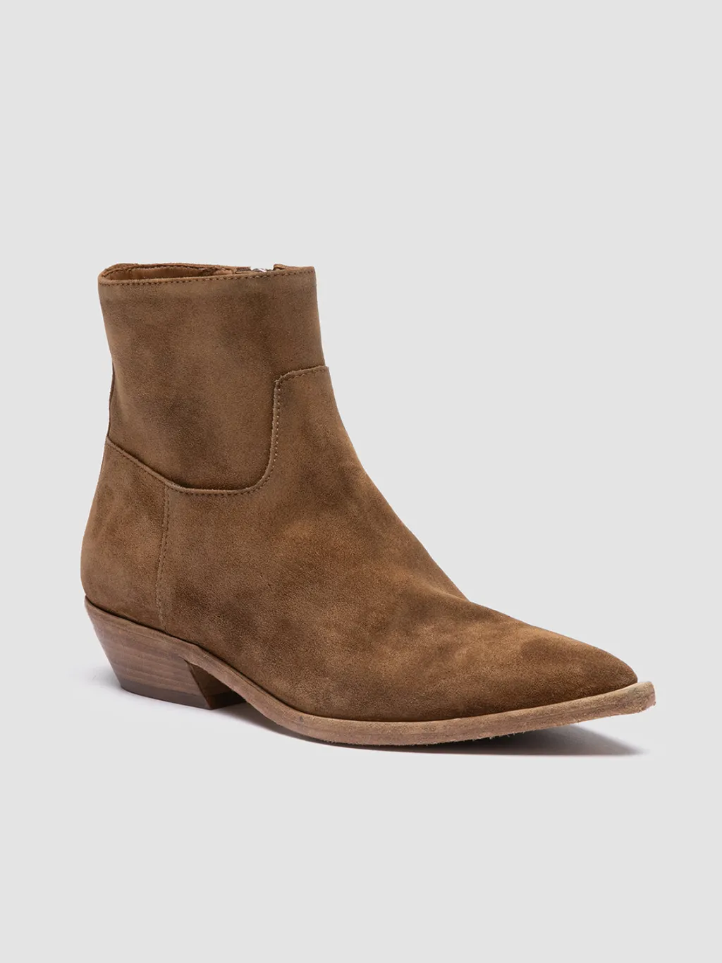 Women Officine Creative NOELIE DD 102 - Brown Suede Zipped Boots