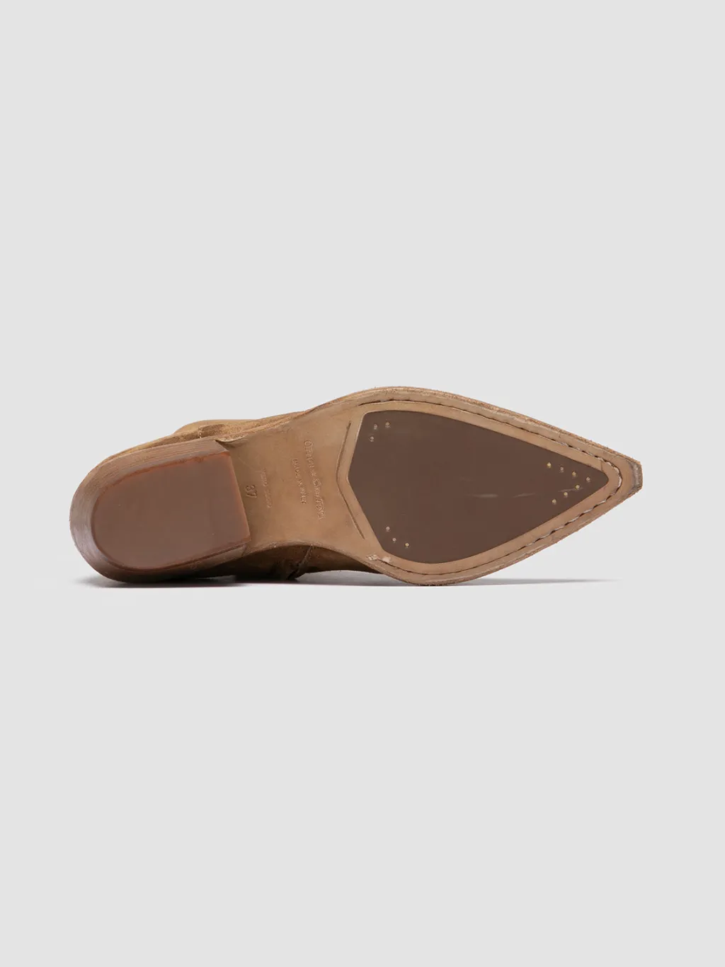 Women Officine Creative NOELIE DD 102 - Brown Suede Zipped Boots
