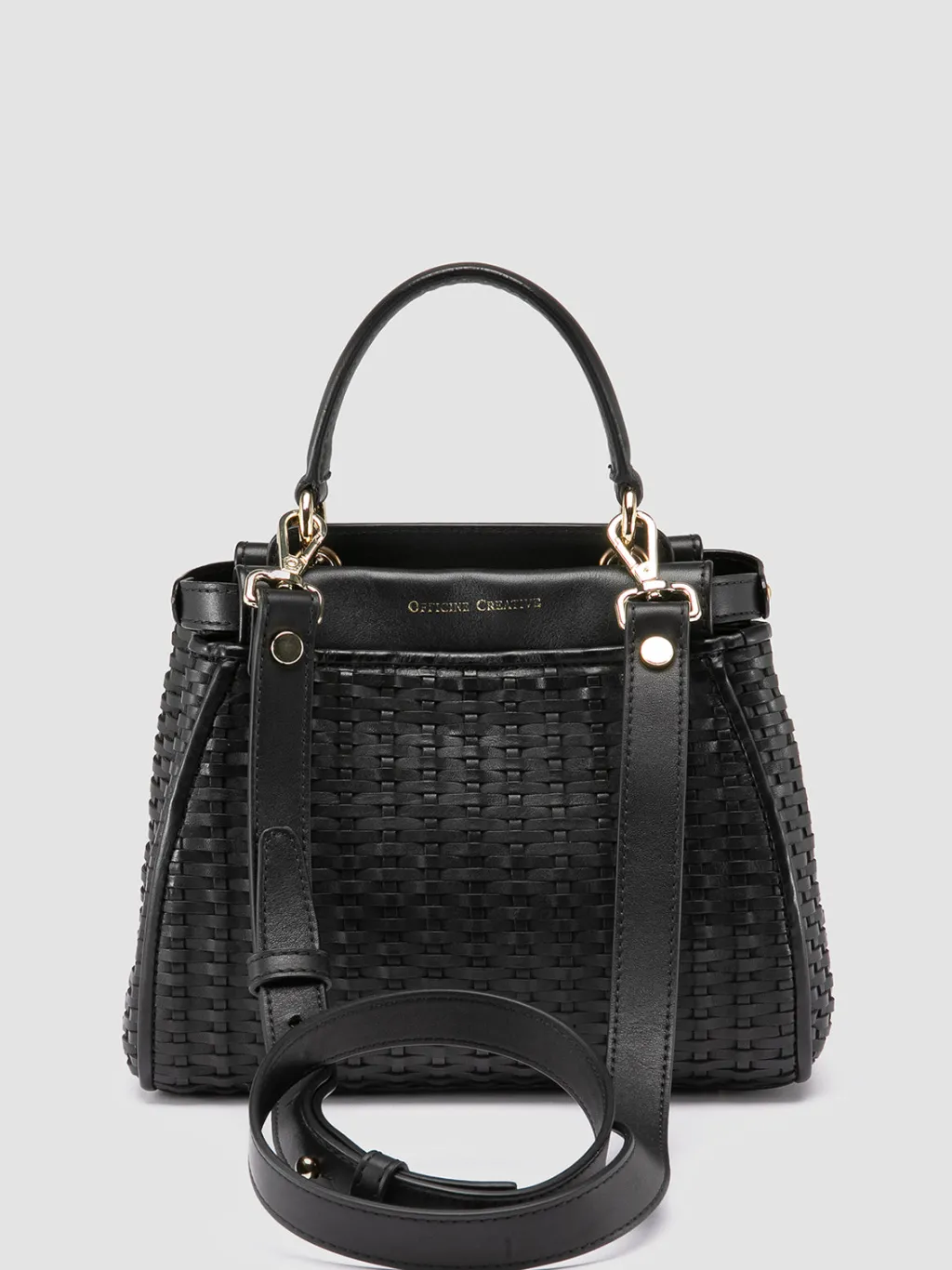 Women Officine Creative NOLITA 029 - Woven Leather Handle Bag