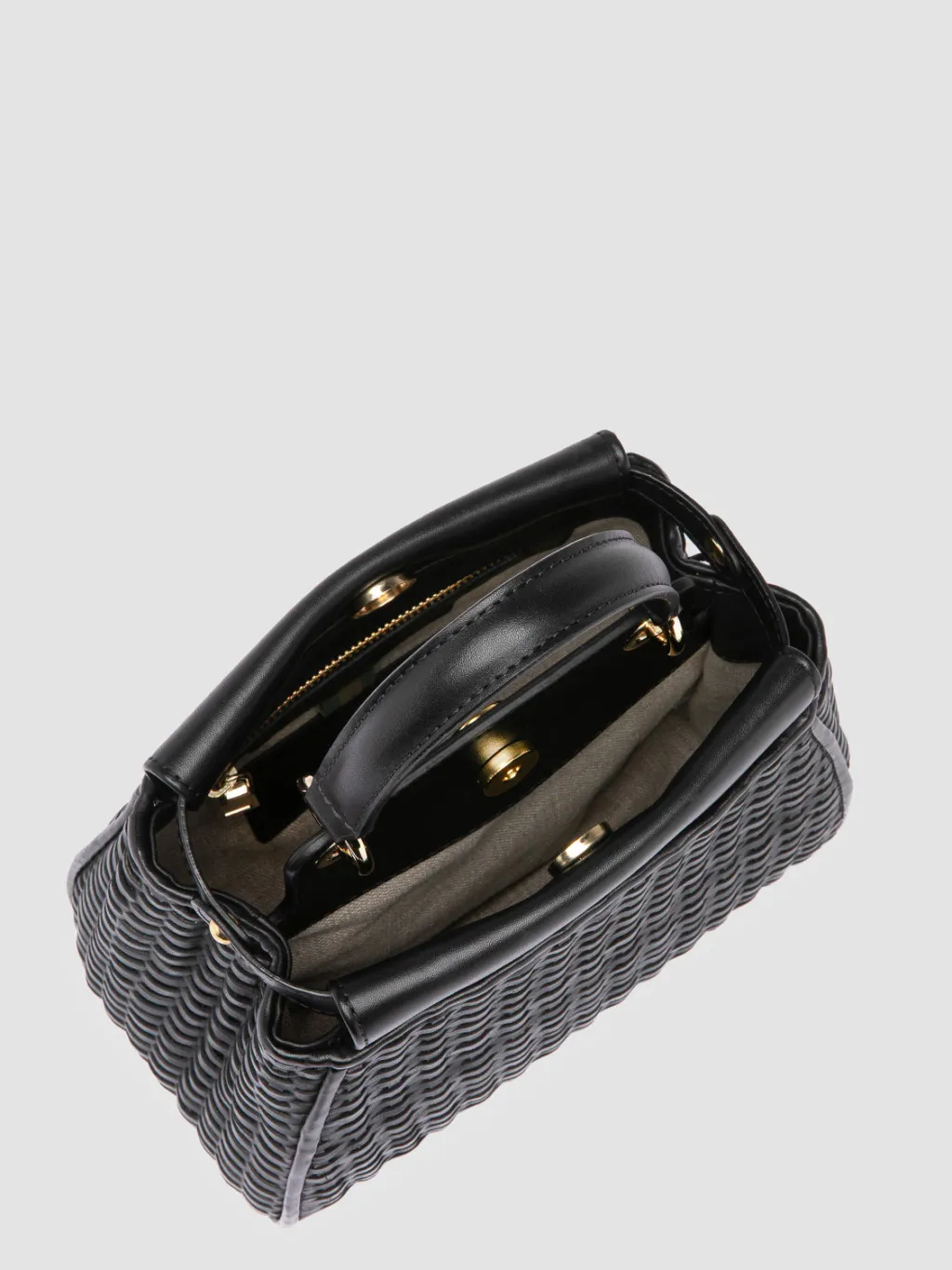 Women Officine Creative NOLITA 029 - Woven Leather Handle Bag