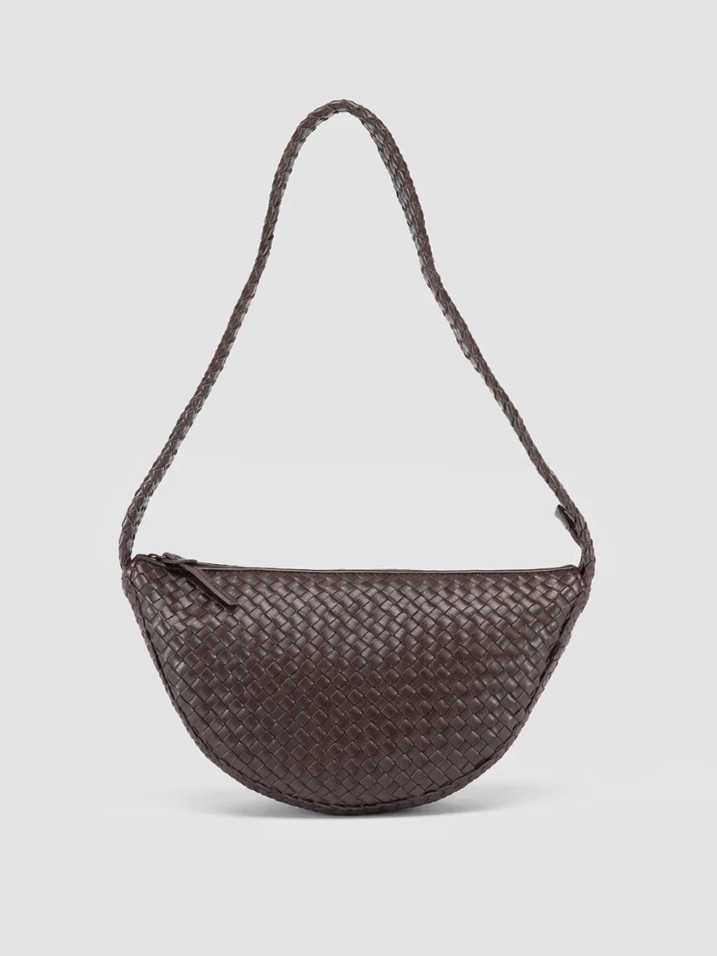 Women Officine Creative OC CLASS 068 - Brown Woven Leather Crossbody Bag