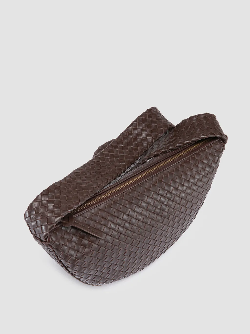 Women Officine Creative OC CLASS 068 - Brown Woven Leather Crossbody Bag
