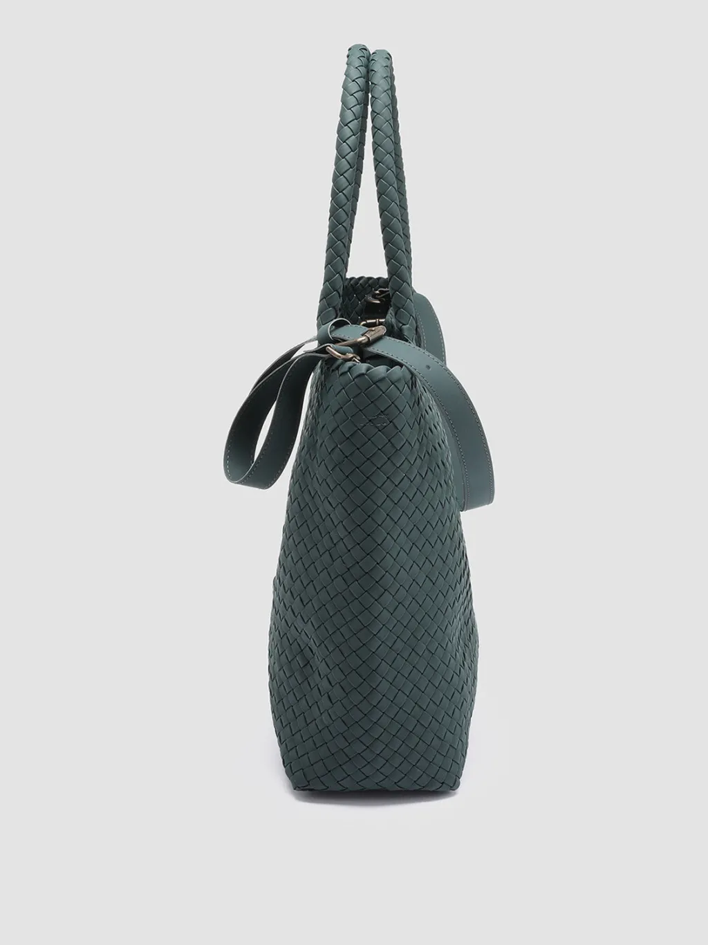 Women Officine Creative OC CLASS 35 - Green Leather Shoulder Bag