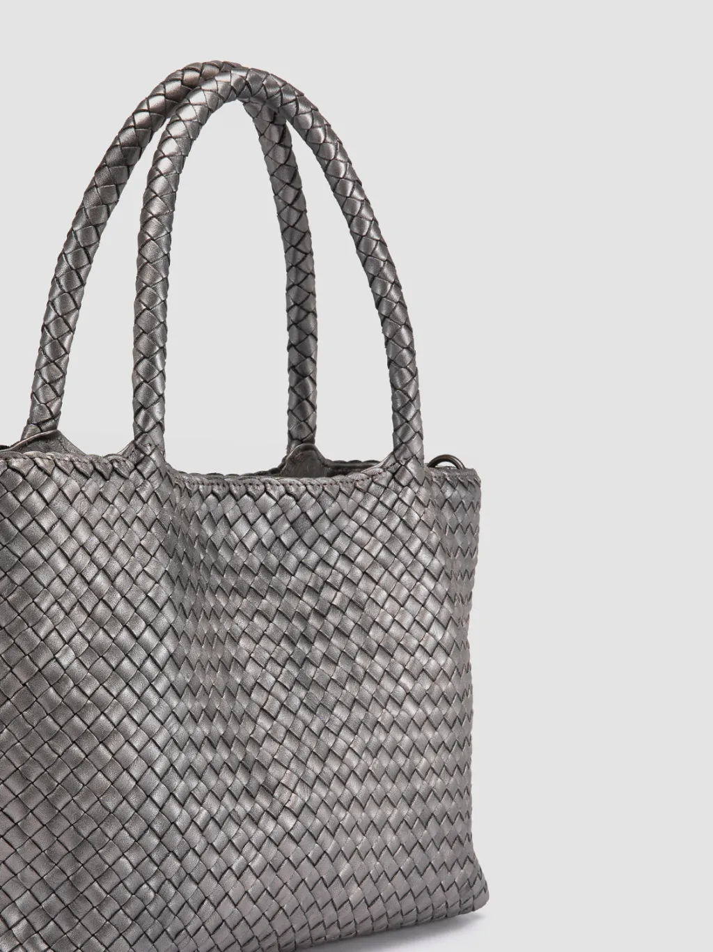 Women Officine Creative OC CLASS 48 - Grey Leather Tote Bag