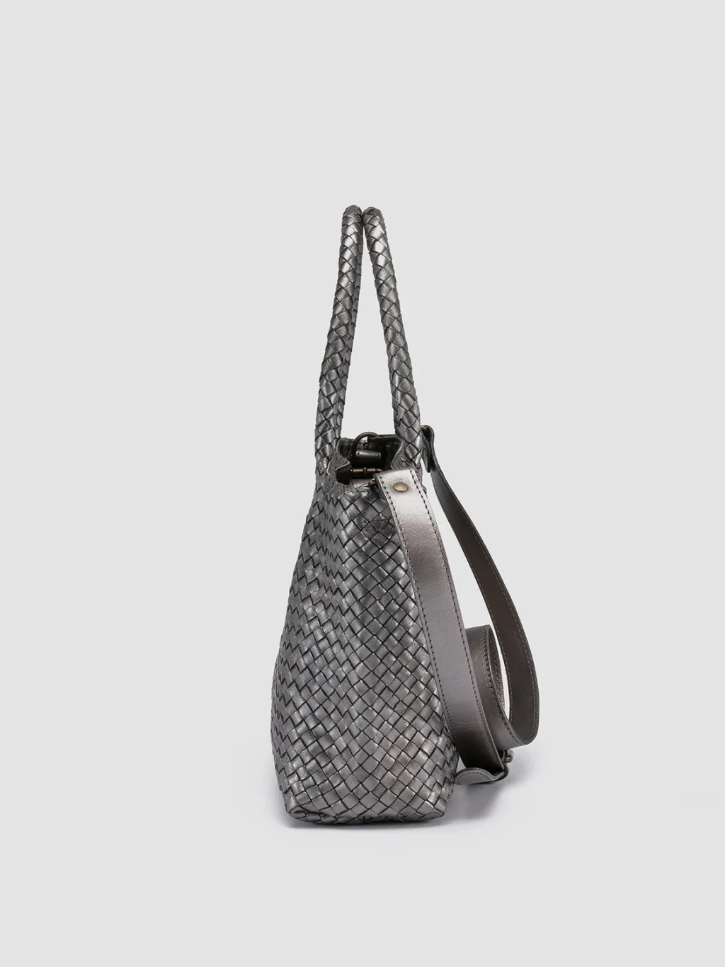 Women Officine Creative OC CLASS 48 - Grey Leather Tote Bag