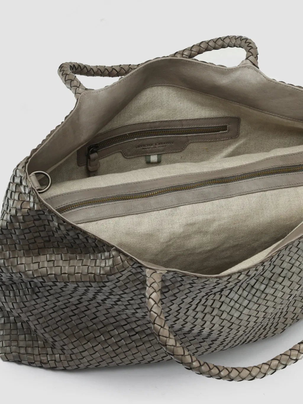 Women Officine Creative OC CLASS 3 - Woven Leather Shoulder Bag