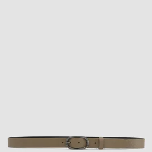 Officine Creative OC STRIP 047 - Brown Leather Belt