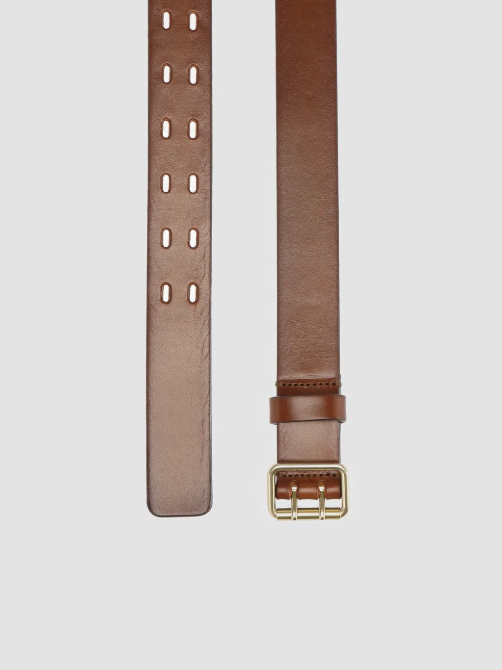 Officine Creative OC STRIP 051 - Brown Leather Belt