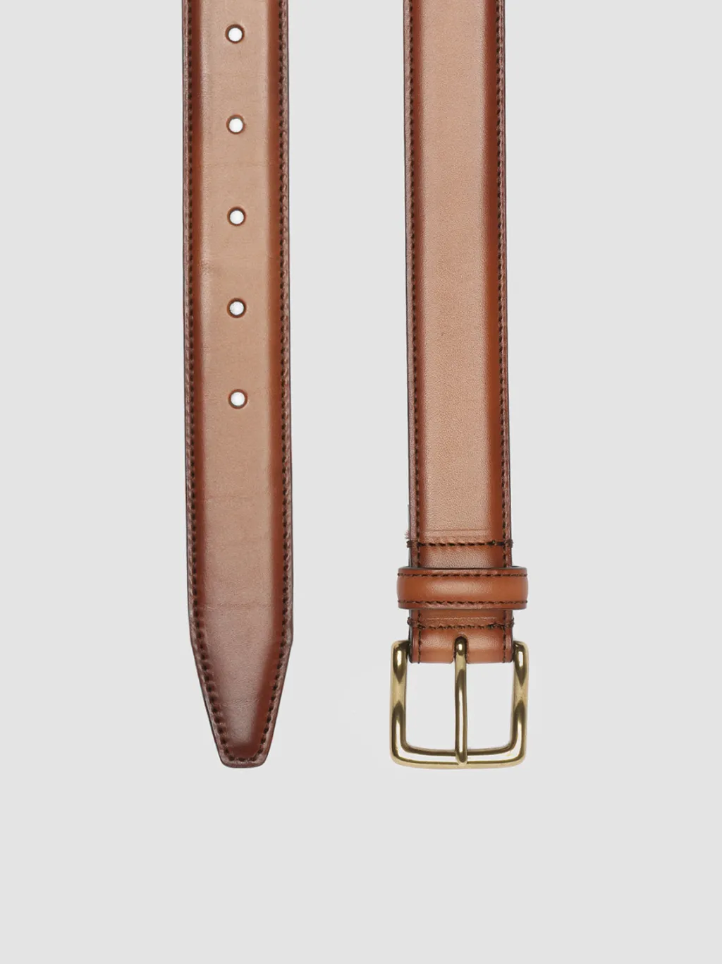 Officine Creative OC STRIP 05 - Brown Leather Belt