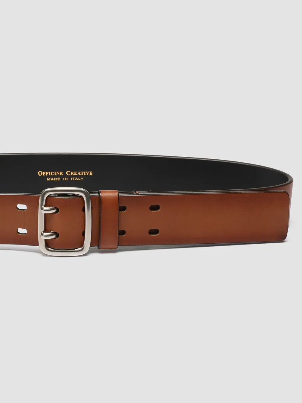 Officine Creative OC STRIP 049 - Brown Leather Belt