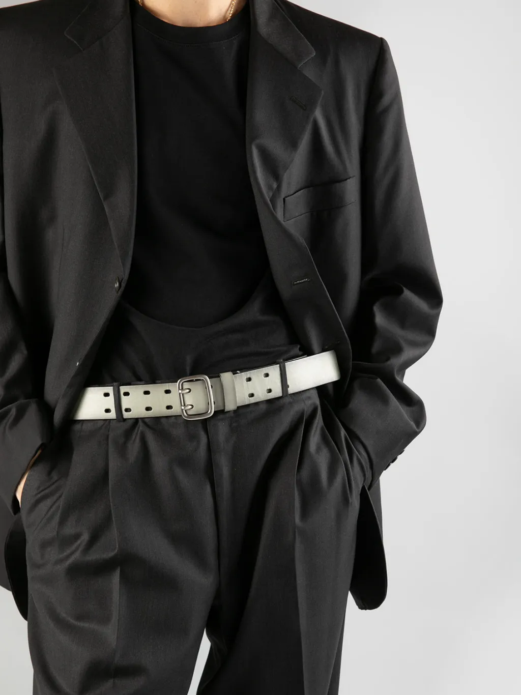 Officine Creative OC STRIP 049 - Brown Leather Belt