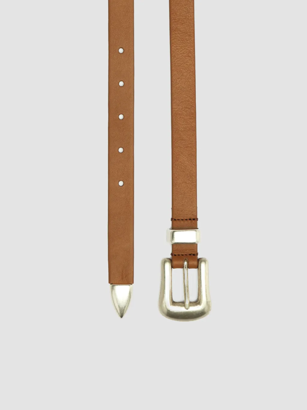 Women Officine Creative OC STRIP 066 - Brown Nappa Leather Belt