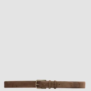 Officine Creative OC STRIP 33 - Brown Suede Belt