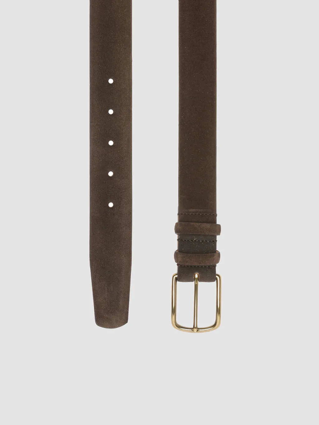 Officine Creative OC STRIP 33 - Brown Suede Belt